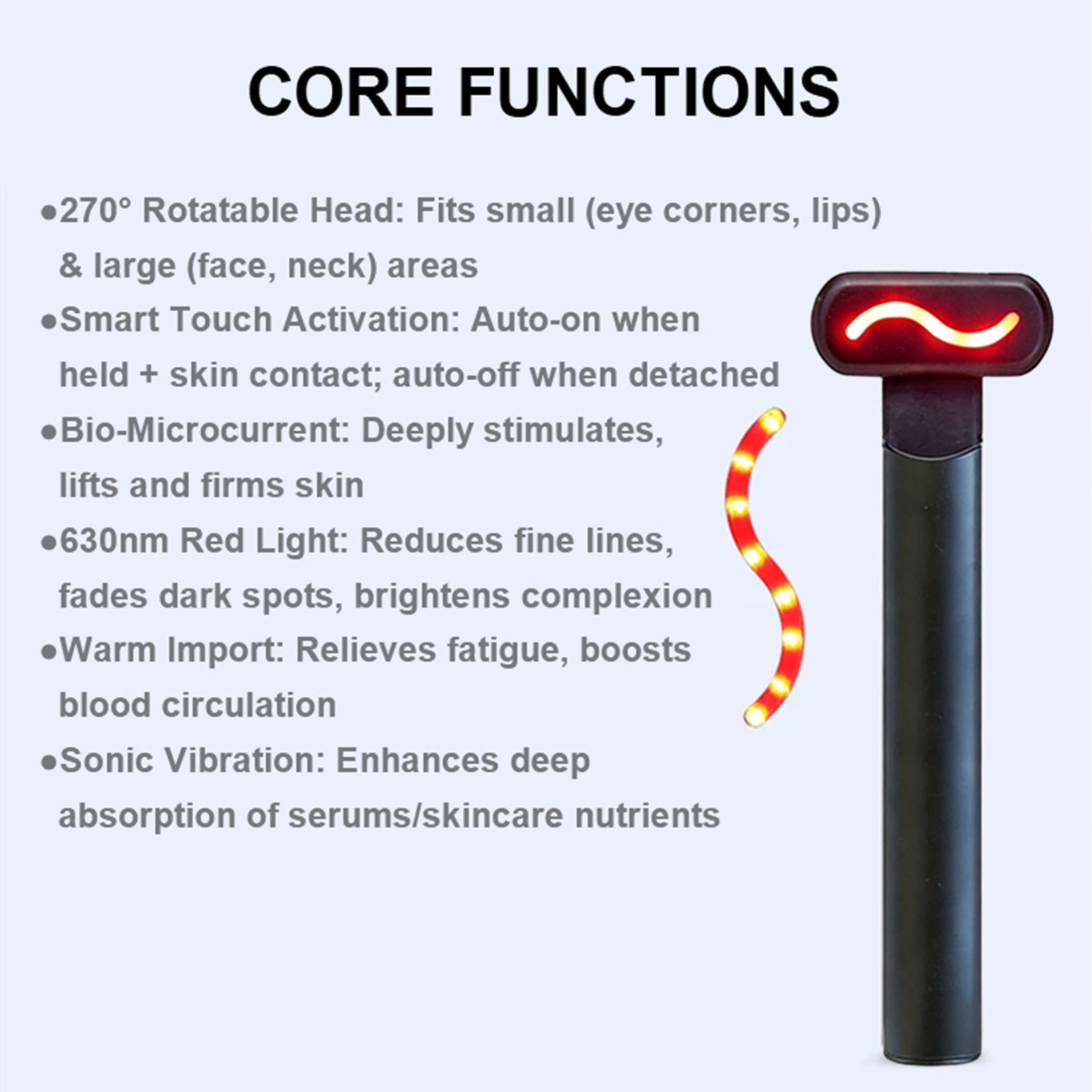 Eye Pen — Red Light Therapy Wand | Anti-Ageing & Skin Rejuvenation